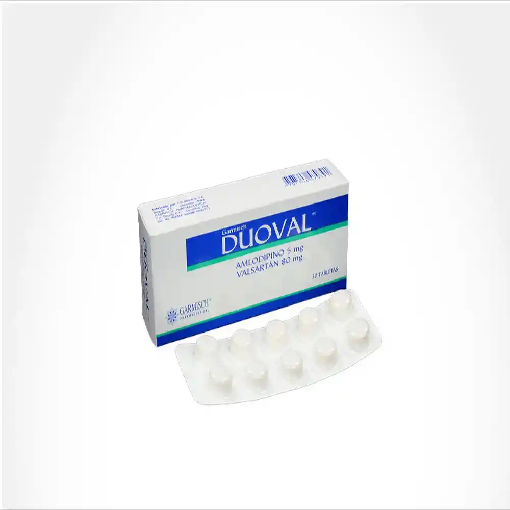 Duoval 5 / 80 mg Caja Con 30 Tabletas