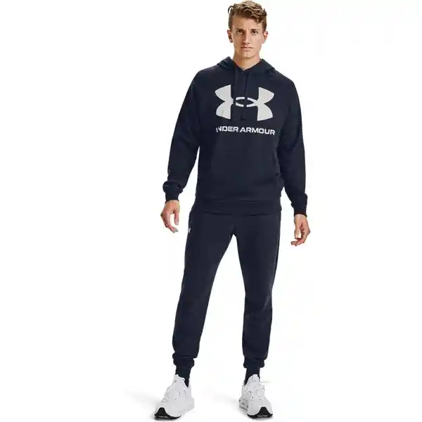 Under Armour Camiseta Hoodie Rival Azul T. SM Ref: 1357093-410