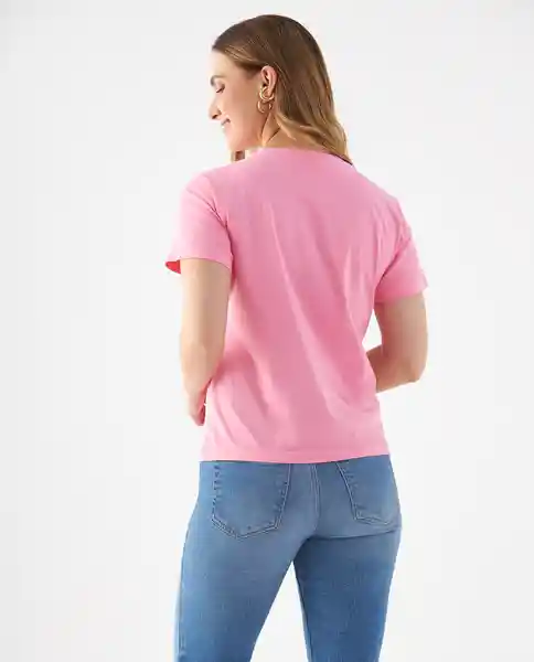 Camiseta Rosa Fucsia Medio Talla S 609F103 Esprit