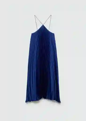 Vestido Susane Azul Talla Xs Mujer Mango