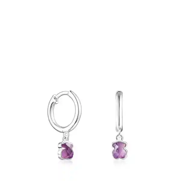 Tous Aretes Color Dorado y Morado 11213500