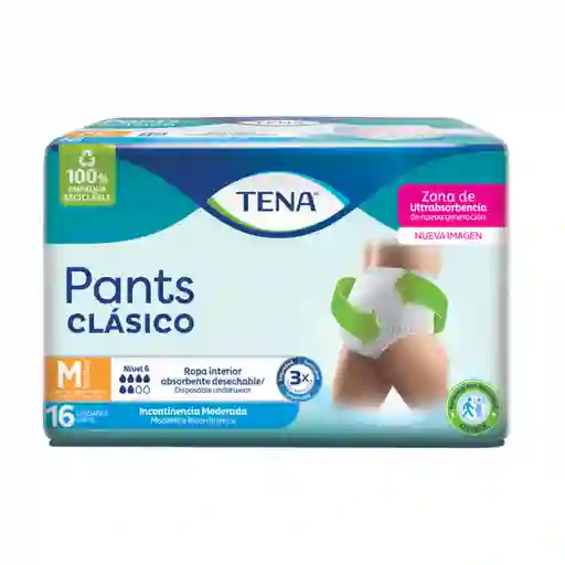 Tena Pants Clásico para Incontinencia Moderada Talla M