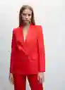 Blazer Americana Tempoli Coral Talla S Mujer Mango