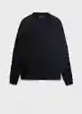 Buzo Sudadera Nola Navy Talla L Hombre Mango