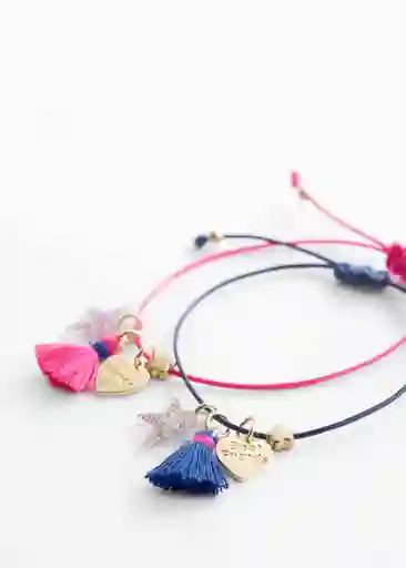 Pulsera Estrella Rosa Talla 99 Niñas Mango