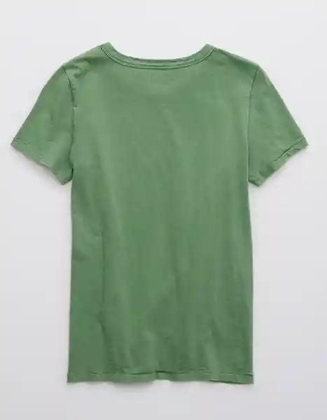 Camiseta Aerie Verde Talla Large American Eagle 54941726