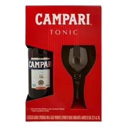 Campari Licor Milano Tonic + Copa