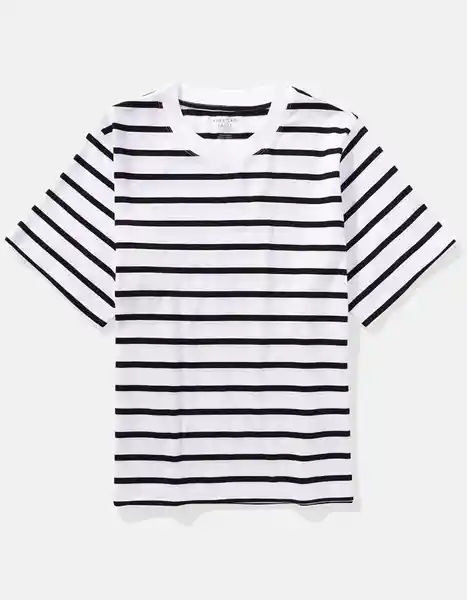 Camiseta Mujer Negro Talla: MEDIUM 1087032 American Eagle