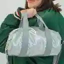Loqi Bolsa Duffel Mediano Ligero Gris Metalizado