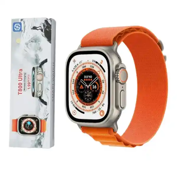 Reloj Inteligente Smartwatch Serie 8 Ultra Naranja T800 Monkey