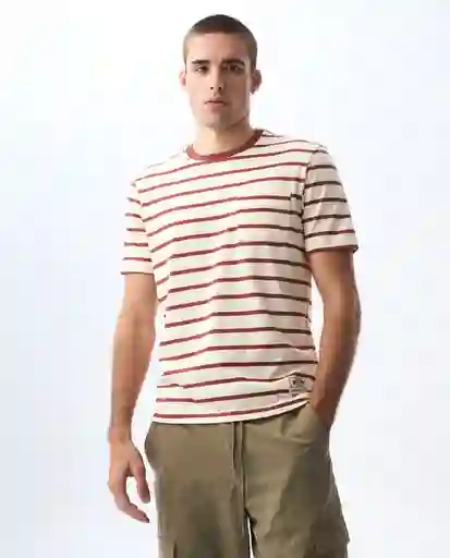 Camiseta Hombre Rojo Talla M 841G008_ROJ191934 Americanino
