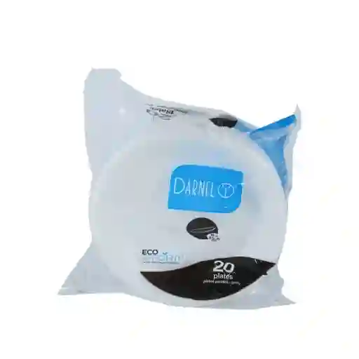 Darnel Plato Espumado Pando Blanco 15.5 cm