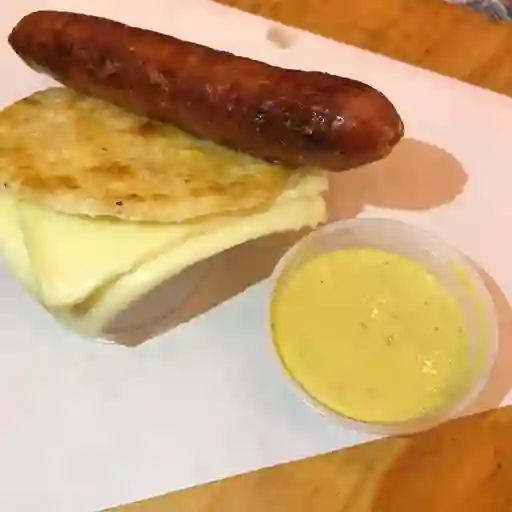 Arepa con Chorizo