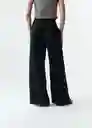 Pantalón Isis Mujer Negro Puro Ultraoscuro Talla 6 533G356 Naf Naf