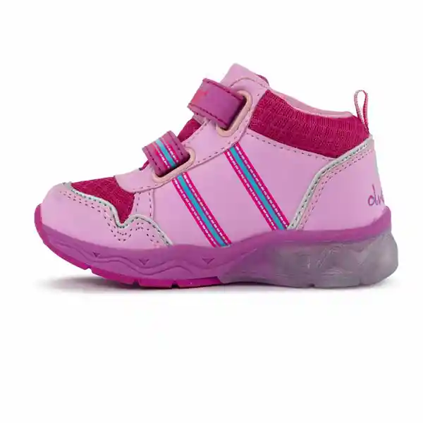 Los Gomosos Tenis Con Luces Moulu Niña Rosado Talla 28