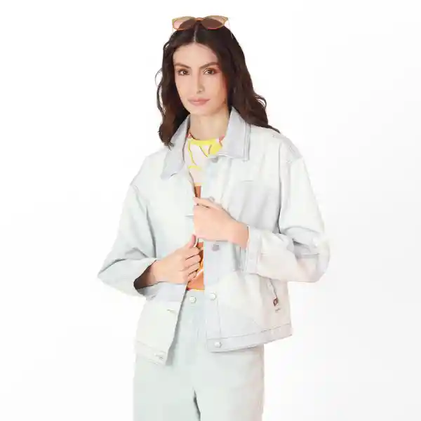 Chaqueta Cuello Sport Manga Larga Azul Talla S 680042