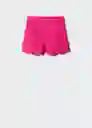 Short Aperol Fucsia Talla 40 Mujer Mango