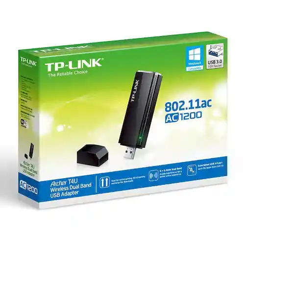 Adaptador 300mbps Ac1200 T4u Usb3.0 Tp Link