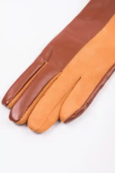 Yoi Guantes de Invierno Con Diseño Bicolor Café Ref. GU056