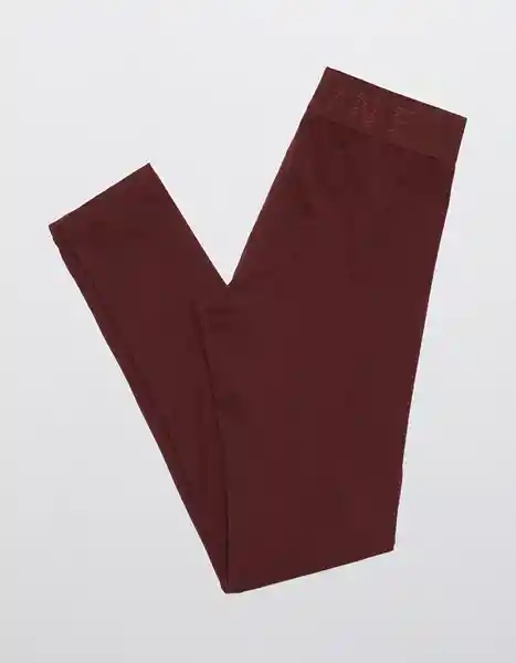 Legging Aerie Vinotinto Talla Medium American Eagle 04475734