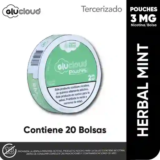 Glucloud Pouches Herbal Mint 3MG