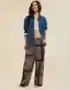 Pijama Aerie Morado Talla Small 1802297 American Eagle