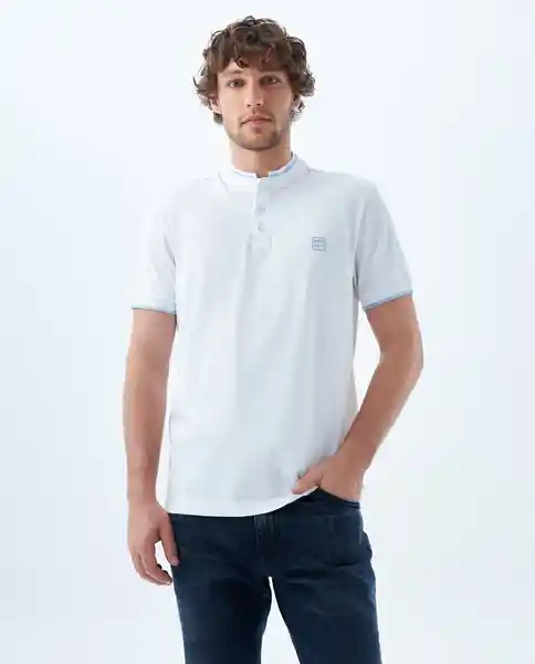 Camiseta Hombre Blanco Talla XL 800G003_BLA110601 Americanino