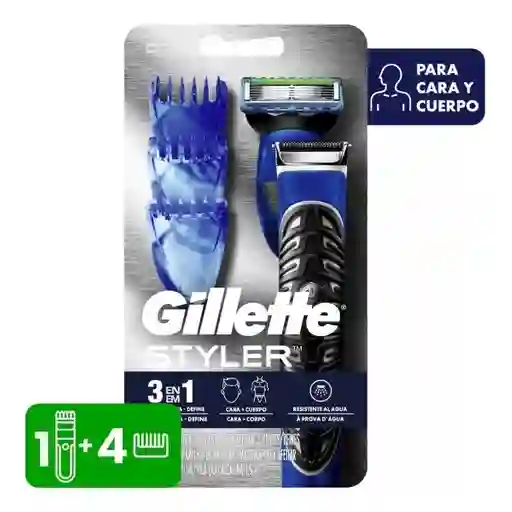 Gillette Recortadora Afeitadora y Perfiladora Styler 3 en 1