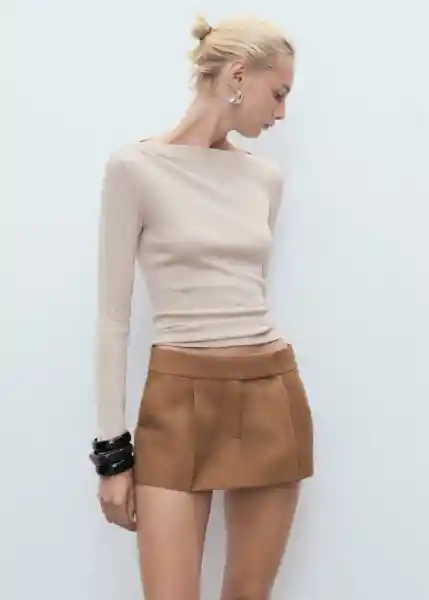 Camiseta Lilobar Arena Talla S Mujer Mango