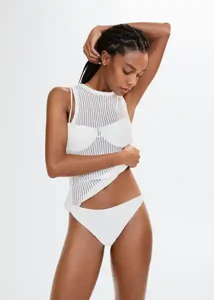 Top Bikini Anita Blanco Talla XS Mujer Mango