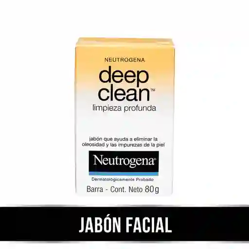 Neutrogena Jabón en Barra Facial Limpieza Profunda