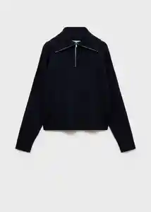 Saco Jersey Latitas Navy Talla S Mujer Mango