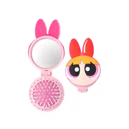 Brocha y Espejo Bellota Serie Las Chicas Superpoderosas Miniso