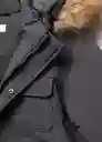 Abrigo Anorak Gael Antracita Talla 09 Niños Mango