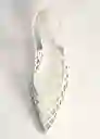 Zapatos Dot Blanco Talla 37 Mujer Mango