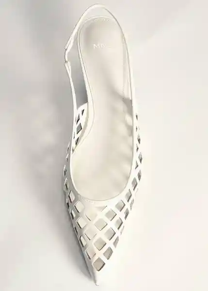 Zapatos Dot Blanco Talla 37 Mujer Mango