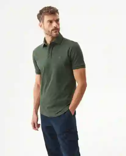 Camiseta Details Contrats Polo Verde Cienaga T M Chevignon