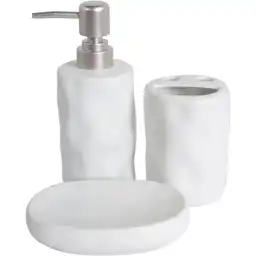 Concepts Accesorio Set Baño Blanco 