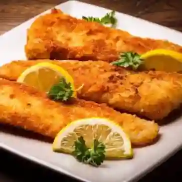 Filete de pescado a la milanesa