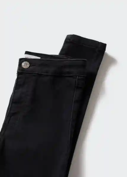 Jeans Supersk Tejano Negro Talla 11 Niñas Mango