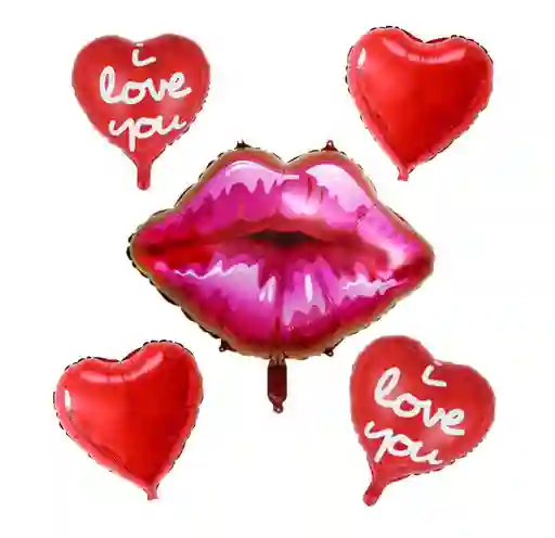 L&A WORLD Kit Decorativo i Love You