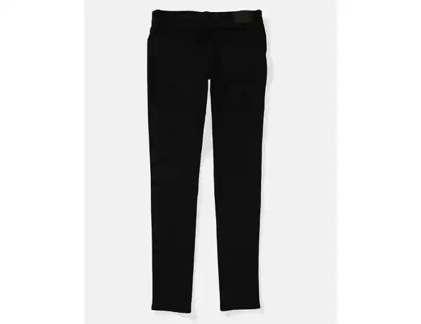 Pantalón Jean Super Skinny Negra Talla 28 x 30 American Eagle