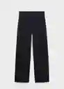 Jean Danila Tejano Negro Talla 38 Mujer Mango