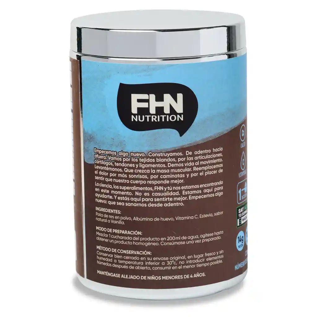 Fhn Nutrition Suplemento Alimenticio Powder Vainilla Cream