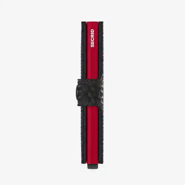 Secrid Billetera Mini Cubic Negro Rojo