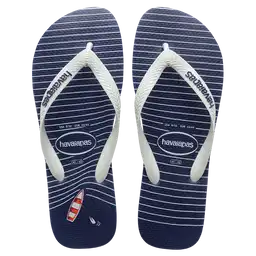Sandalias Top Nautical Marino/Blanco/Marino 38 4137126 Havaianas