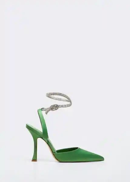 Zapato Trashy Verde Talla 42 Mujer Mango