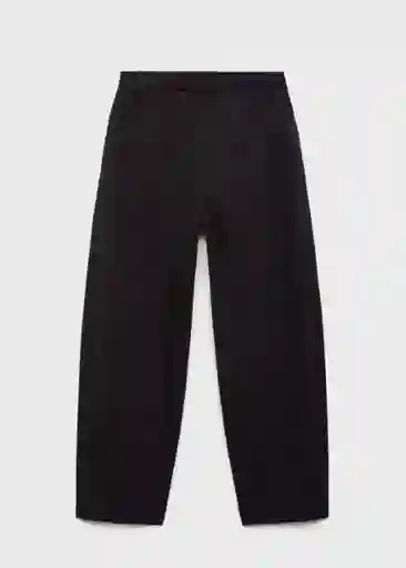 Pantalón Fog Negro Talla XS Mujer Mango