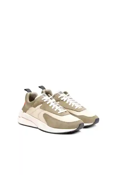 Diesel Tenis S-Serendipity Low cu Beige/Café Talla 7.5