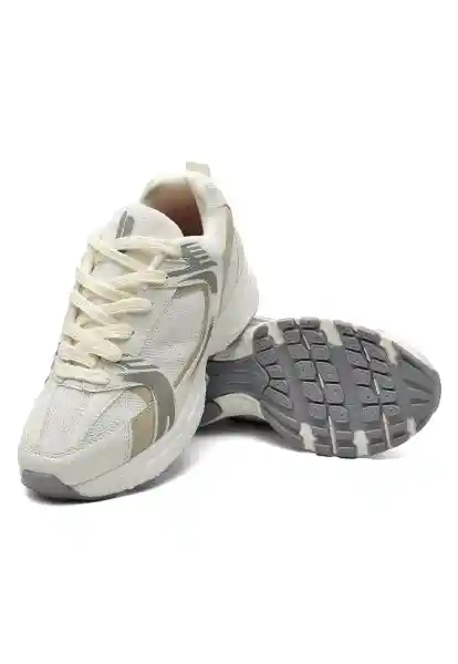 Tenis Mujer Marfil Talla 40 A530 Tellenzi